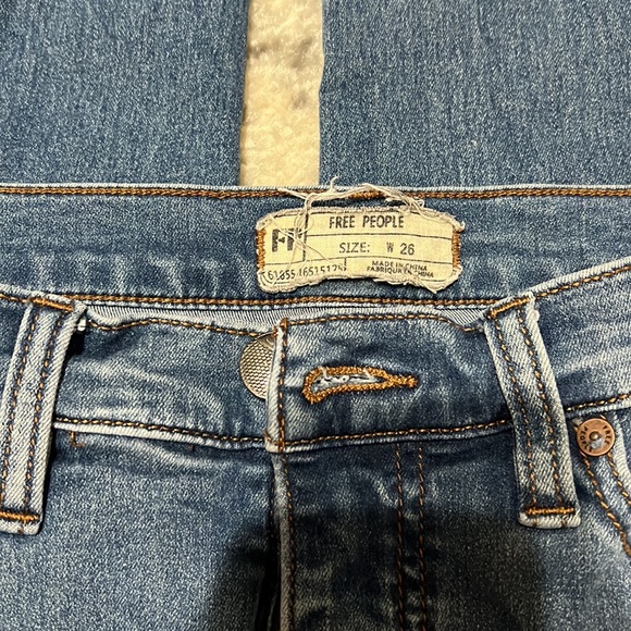 Perfect condition Free People denim skinny jeans - Picture 2 of 5